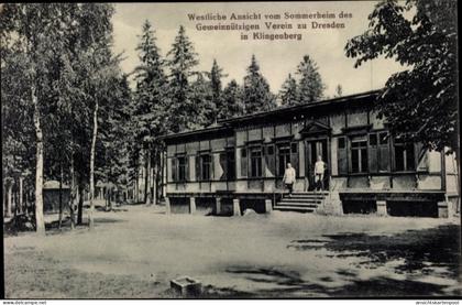 CPA Klingenberg im Erzgebirge Sachsen, Sommerheim des Gemeinnützigen Verein zu Dresden