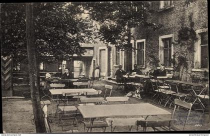 CPA Rabitz Kubschütz Sachsen, Gastwirtschaft Goldne Höhe, Bes. Clemens Rühle