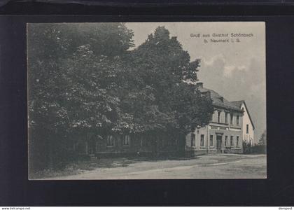 Dt. Reich AK Neumark i. S. Gasthof Schönbach