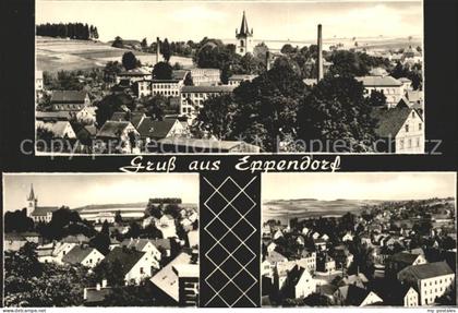 Eppendorf Sachsen Teilansichten mit Kirche