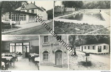 Großröhrsdorf - Kinderferienlager Schneckenmühle - Foto-Ansichtskarte - Kastenstempel HPA/PA 1058 Berlin Fehlgeleitet ..