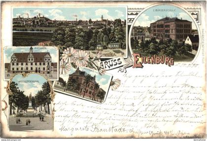 Gruss aus Eilenburg - Litho