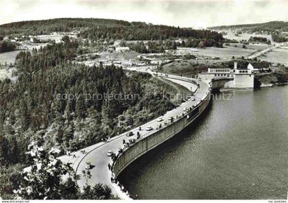 Poehl Vogtland Plauen Sachsen Talsperre Poehl Staumauer Stausee Wald Vogtland Pl