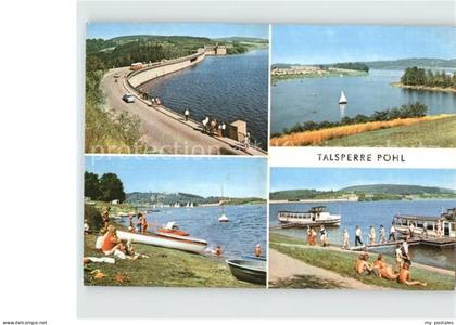Poehl Vogtland Talsperre Staumauer Anlegestelle
