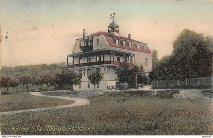 Rötha i./Sa. Obstweinschänke Postkarte AK 1908