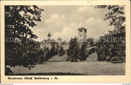 Waldenburg Sachsen Sanatorium Schloss