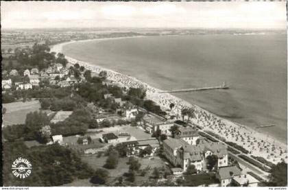 Scharbeutz Ostseebad Scharbeutz Fliegeraufnahme ungelaufen ca. 1955