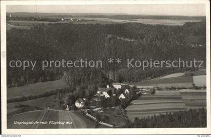 Schelklingen Urspringschule Kloster Urspring Fliegeraufnahme