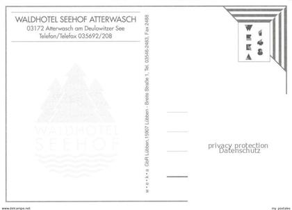 Atterwasch Waldhotel Seehof am Deulowitzer See Kaminzimmer