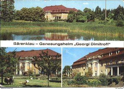 Baerenklau Niederlausitz Genesungsheim Georgi Dimitroff
