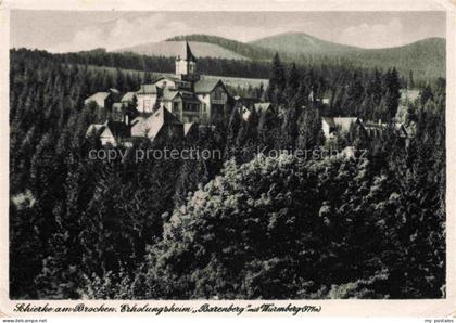 Schierke Harz Schierke Erholungsheim-Baerenberg Brocken Wuermberg Wald Harz