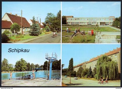E5473 - TOP Schipkau Freibad Sprungturm - Bild und Heimat Reichenbach Qualitätskarte
