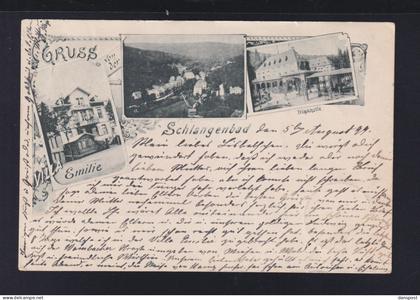 Dt. Reich AK Schlangenbad 1899