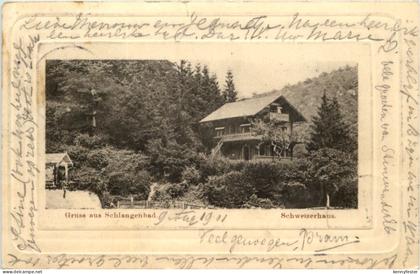 Gruss aus Schlangenbad - Schweizerhaus