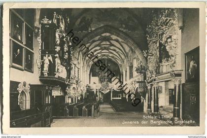 Schleiz - Bergkirche - Orgelseite - Foto-Ansichtskarte