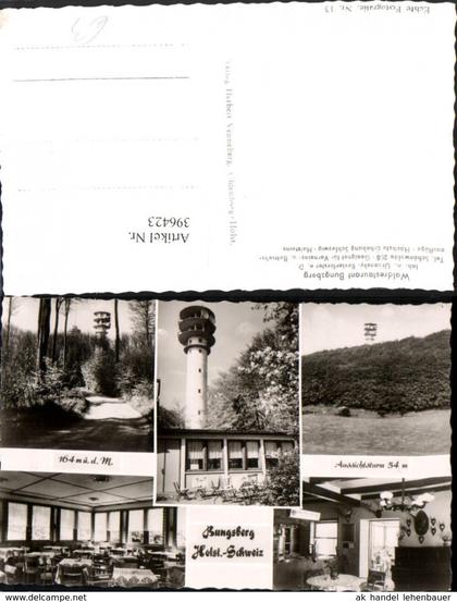 396423,Waldrestaurant Bungsberg b. Schönwalde Aussichtsturm Mehrbildkarte
