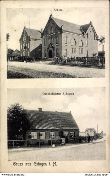 CPA Esingen Tornesch in Holstein, Schule, Geschäftshaus J. Starck