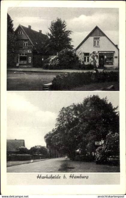 CPA Harksheide Norderstedt Schleswig Holstein, Geschäfte, Straßenansichten