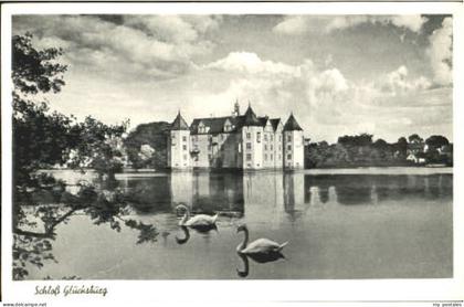 Gluecksburg Ostseebad Schloss Gluecksburg  ungelaufen ca. 1955