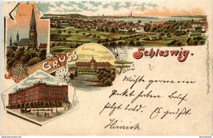 Gruss aus Schleswig - Litho