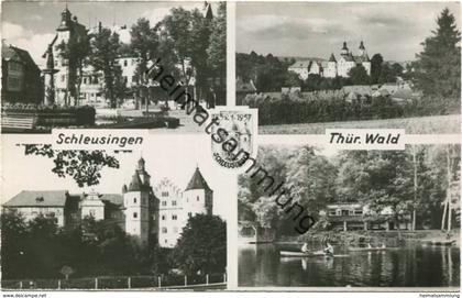 Schleusingen - Foto-AK 50er Jahre Handabzug - Verlag Foto-Dörr Schleusingen