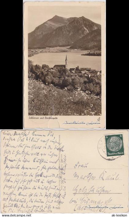 Ansichtskarte Schliersee Schliersee mit Brecherspitz 1941