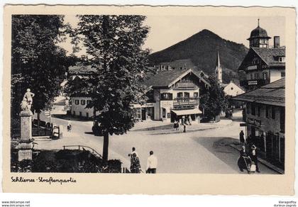 Schliersee old postcard travelled 1943 Schliersee Pmk b170605