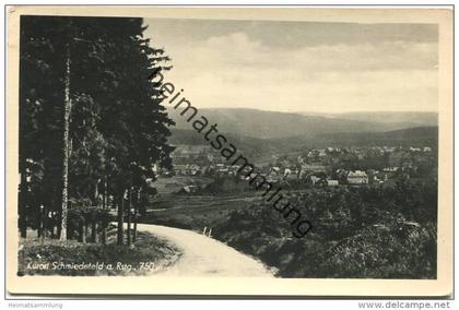 Schmiedefeld - Foto-AK - Verlag Photo Dörr Schleusingen - Bahnpost gel. 1954