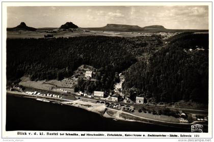 Schmilka, Blick v.d Bastei, ca. 40er Jahre