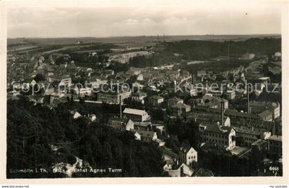Schmoelln Thueringen Blick vom Ernst Agnes Turm