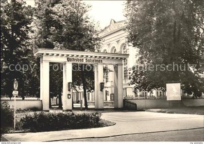 Schoenebeck Elbe Eingang Volksbad
