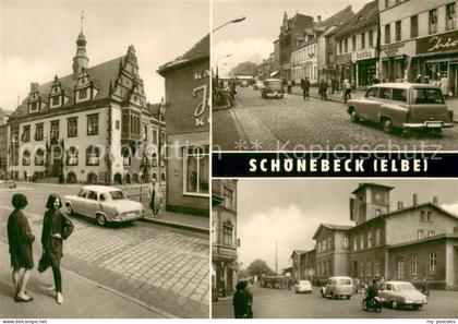 Schoenebeck Elbe Rathaus Salzer-Strasse Bahnhof