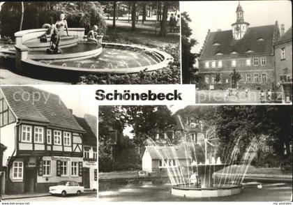 Schoenebeck Elbe Wasserspiele Kurpark Kreismuseum Rosmarienstrasse Fachwerkhaus