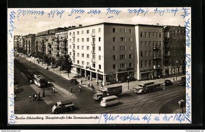 AK Berlin-Schöneberg, Hauptstrasse Ecke Dominicusstrasse