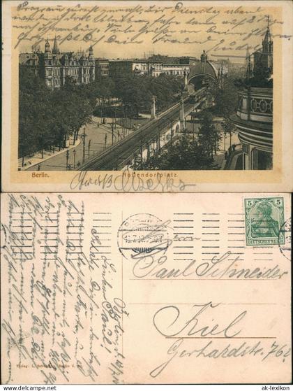 Ansichtskarte Schöneberg-Berlin Nollendorfplatz 1910