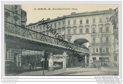 Berlin-Schöneberg - Durchbrochenes Haus ca. 1910