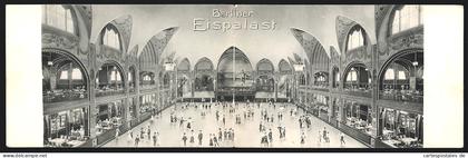Klapp-AK Berlin-Schöneberg, Eispalast, Innenansicht