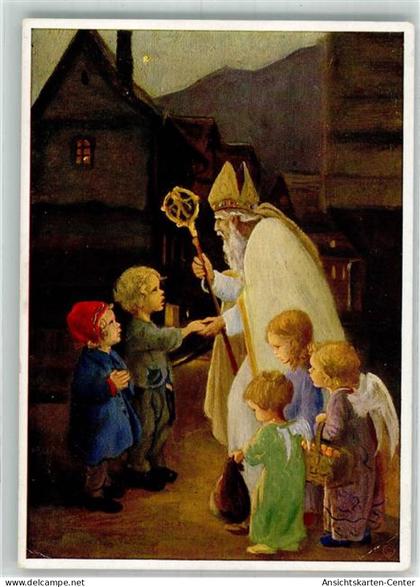 10733007 - Heiliger Nikolaus Engel Kinder  Verlag Josef Mueller Nr. 5055