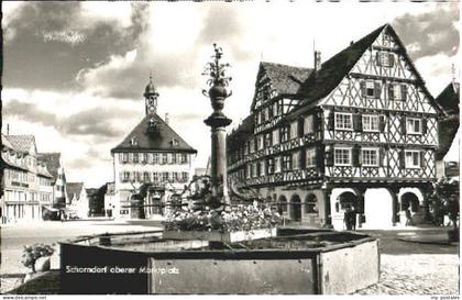 Schorndorf Wuerttemberg Schorndorf Marktplatz