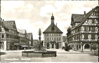 Schorndorf Wuerttemberg Schorndorf Marktplatz x 1959