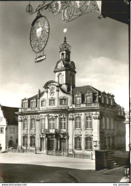 Schwaebisch Gmuend Schwaebisch - Hall Rathaus  x 1959