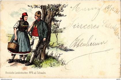 CPA Landtrachten SCWALM LITHO GERMANY (804462)