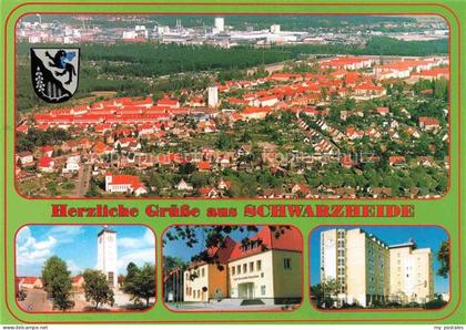 Schwarzheide Brandenburg Luftbild Wasserturmplatz Buergerhaus Treff-Page-Hotel W