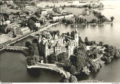 Schwerin Mecklenburg Schwerin Schloss Fliegeraufnahme x 1976