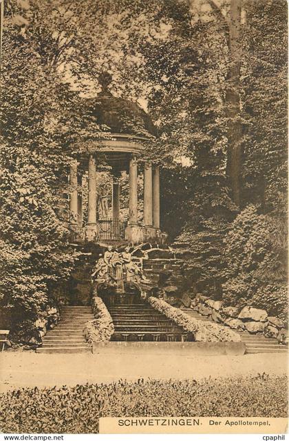 CPA Schwetzingen Der Apollotempel