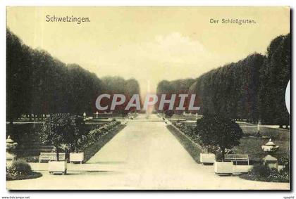 CPA Schwetzingen Der Schlossgarten