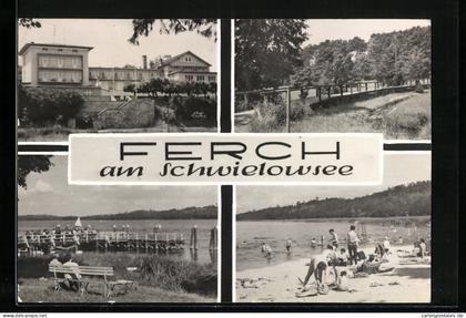 AK Ferch, FDGB-Heim, Teilansicht am Schwielowsee