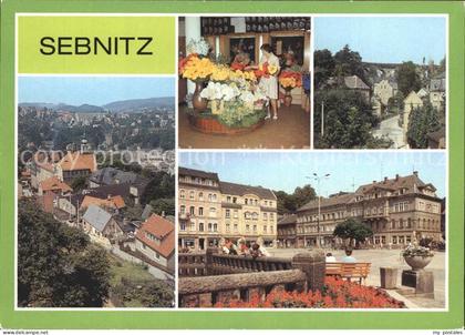 Sebnitz Industrieladen VEB Kunstblume Sebnitz Viadukt Markt