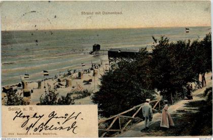 Sellin a.R., Strand mit Damenbad