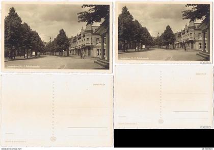 Ansichtskarte Senftenberg (Niederlausitz) Bahnhofstraße (Foto Ak) 1954